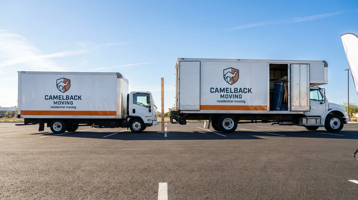 Moving truck size capacity guide in East Chicago
